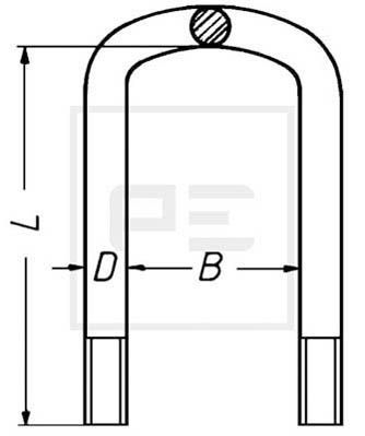 PE AUTOMOTIVE lingės spaustukas 015.184-40A